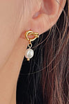 Knot & Pearl Earring