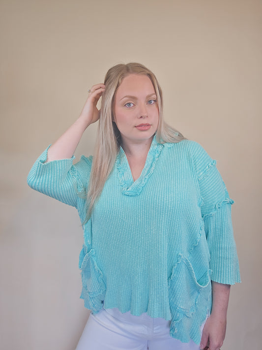 Seafoam Serenity Blouse
