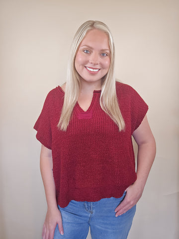 Merlot Muse Sweater Vest