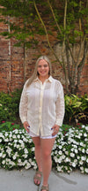 Sandy Seashore Button Down