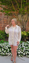 Sandy Seashore Button Down