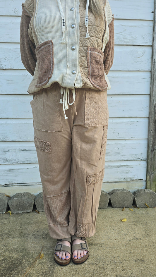 Mocha Boho Joggers