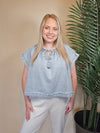 Liza Denim Blouse