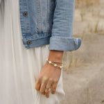 Addison Pearl Gold Beaded Bracelet