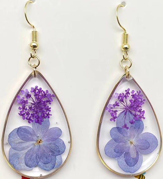 April Showers Floral Earrings