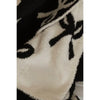 Black & White Reversible Bow Blanket