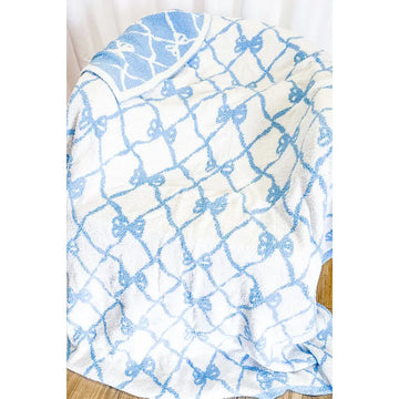 Blue Bow blanket