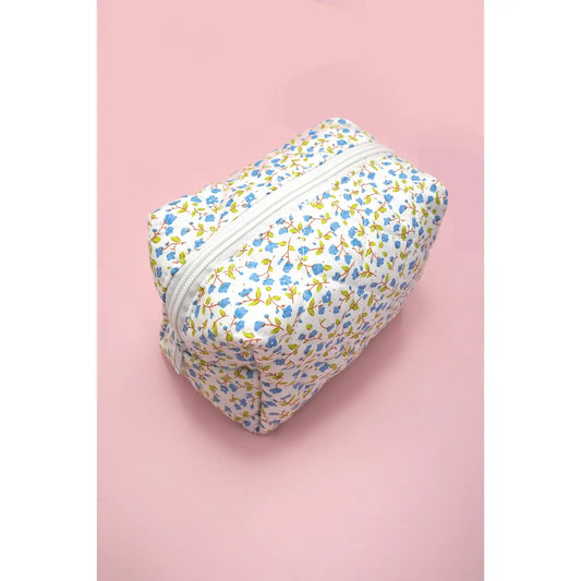 Ditsy Quilted Cotton Make Up Bag