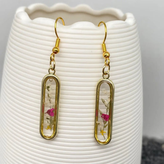 Dried Floral Earrings