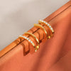 Dewdrop Huggie Hoop