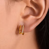 Dewdrop Huggie Hoop