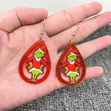 Moody Grinch Earrings
