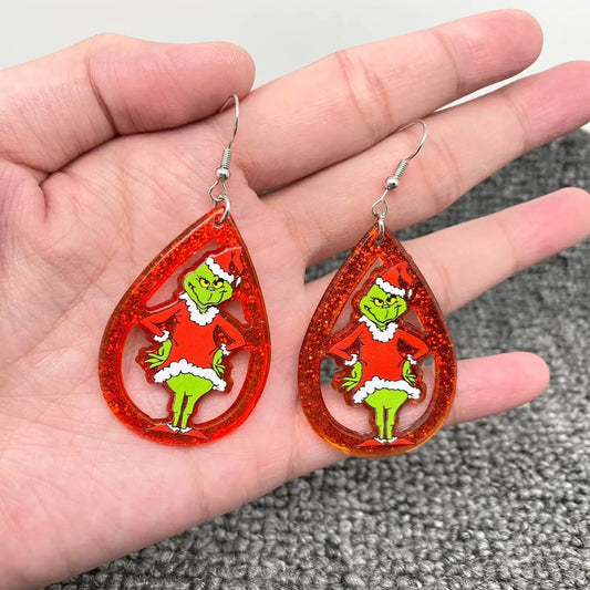 Moody Grinch Earrings
