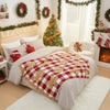 Gingerbread Checkered Blanket