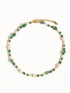 Bohemian Rose Pearl Beaded Necklace