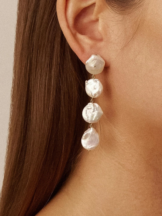 Diana Pearl Drop Earrings