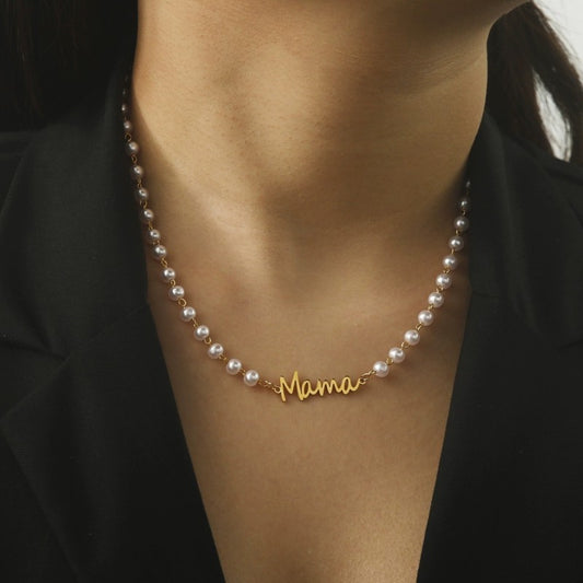 Pearls of Love Mama Necklace