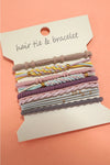 Hair Tie & Bracelet Set