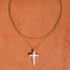 Pure Grace Pearl Cross Necklace