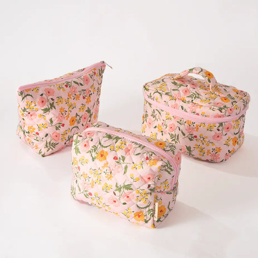 Wanderlust Garden- Quilted Toiletry Set