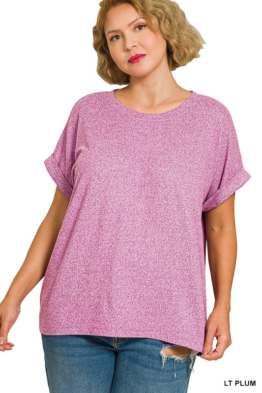 Plum Shirt Curvy