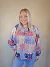Sunday Stroll Patchwork Blouse