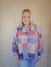 Sunday Stroll Patchwork Blouse