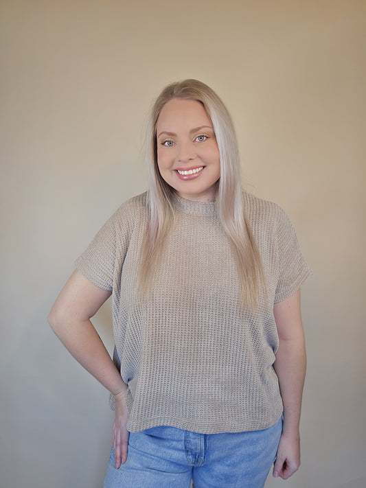 Vanillia Chenille Waffle Top