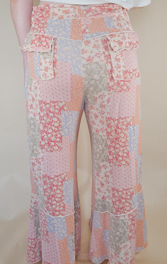 Peachy Patchwork Pants