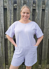 Lavender T-Shirt Romper