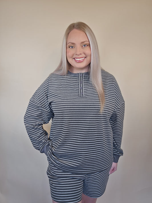 Go-To Luxe Striped Set