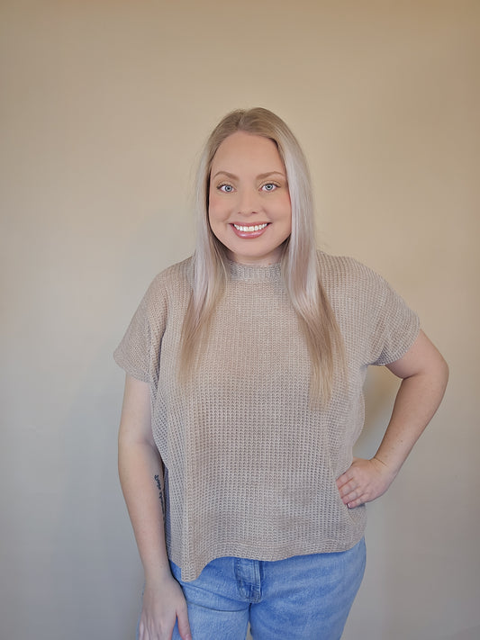 Vanillia Chenille Waffle Top