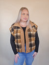 Plaid Sherpa Vest