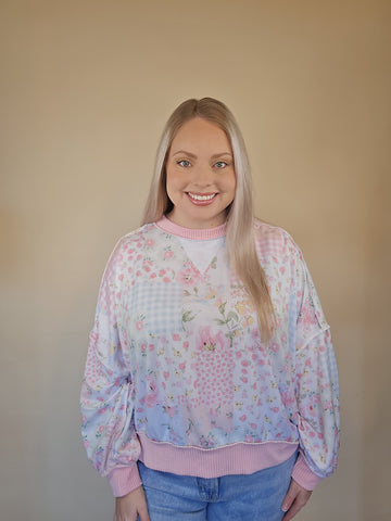 Patchwork Petals Top