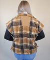 Plaid Sherpa Vest
