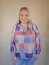 Sunday Stroll Patchwork Blouse