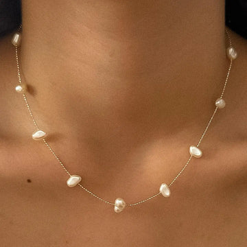 Saltwater Glow Pearl Necklace