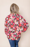 Skylar Floral Blouse Smocked Sleeves