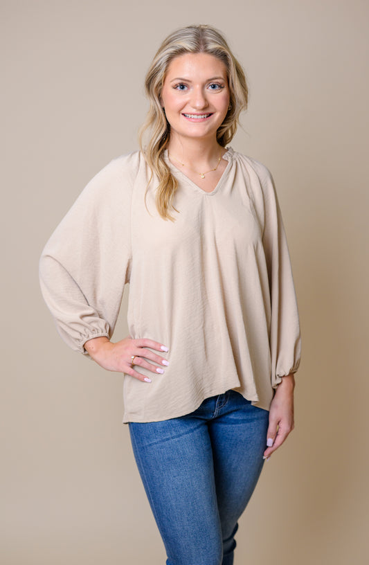 Meet Me In Paris Blouse Cream