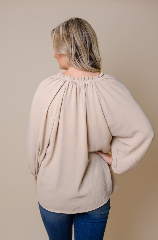 Meet Me In Paris Blouse Cream