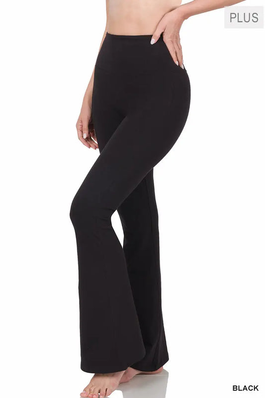 Midnight Flared Leggings High Rise