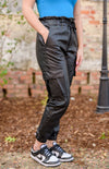 Taylor Faux Leather KanCan Joggers